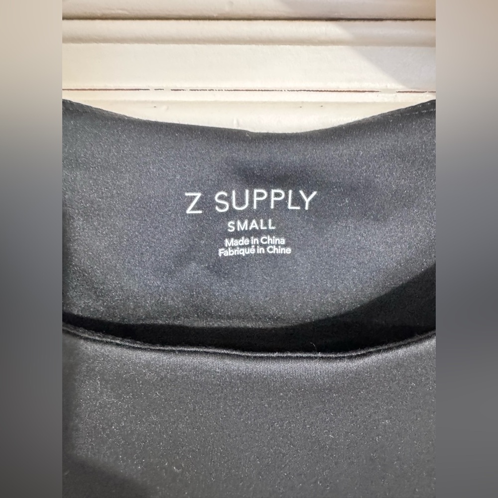 Z Supply Women’s Sleeveless Smooth Black Bodysuit • Size S • NWT - Picture 4 of 6